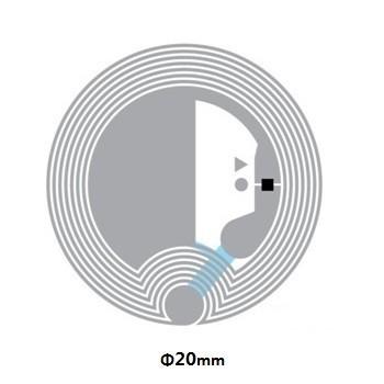 China Hochfrequenz 13,56 MHz Papier NFC Tag Aufkleber Umschreibbares Sicherheits RFID Tag zu verkaufen