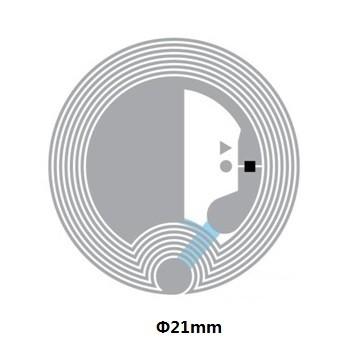 China Etiquetas RFID programables electrónicas con NFC Material PET con chip 213 en venta