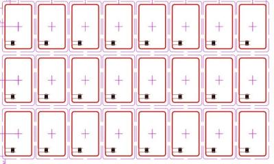 China HF Contactless Wet RFID Inlay 125KHZ 13.56MHZ PVC RFID Prelam for sale