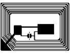 Κίνα NFC Wet RFID Inlay PET 13.56MHZ 25x40mm για κλειδιά / ετικέτες προς πώληση