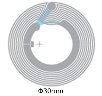 Κίνα Διακόσμηση 33mm PET HF υγρή RFID με RFID Classic ® / SLI / NFC chip προς πώληση