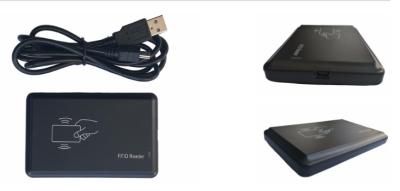 China Lector inteligente de tarjetas de crédito RFID ISO1443A MIFAR USB 13.56 Mhz Lector de RFID Escritor en venta