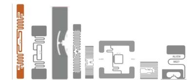 Cina AZ H3 Chip PVC Plastica Infisso RFID UHF 18000-6C Protocollo Infisso RFID UHF secco umido in vendita