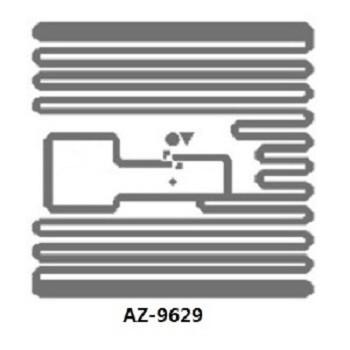 China 3.5m Read Range RFID UHF Inlay ALIEN H3 Chip , Smart Label Rfid for sale