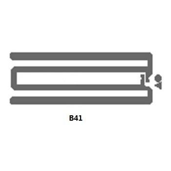 China 860 - 960MHz UHF Inlay RFID Dry Inlay / Wet Inlay B41 With Impinji Monza 4 Chip for sale