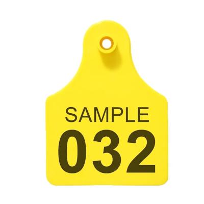 China Waterproof Tags UHF Animal RFID Ear Tag with TPU Material For Livestock Monitoring System for sale