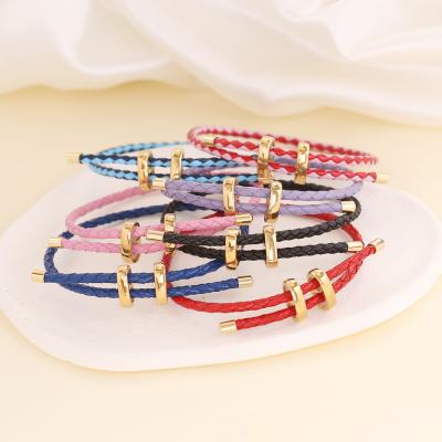 China BOHEMIA Bohemian Jewelry Woven Bracelets Leather Women Adjustable Bracelet Matching With Charm Bracelets Accessories for sale