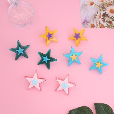 China FASHIONABLE Five-pointed Star Stud Earrings For Women Fashion Trend Jewelry for sale