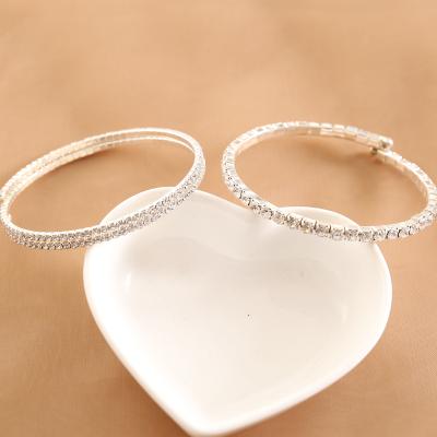 China TRENDY Fashion Simple Bracelet For Women Retro Rhinestone Bracelet All-match for sale