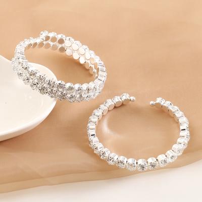 China FASHIONABLE Rhinestone Elastic Bracelet For Women Fashion Creative Jewelry for sale