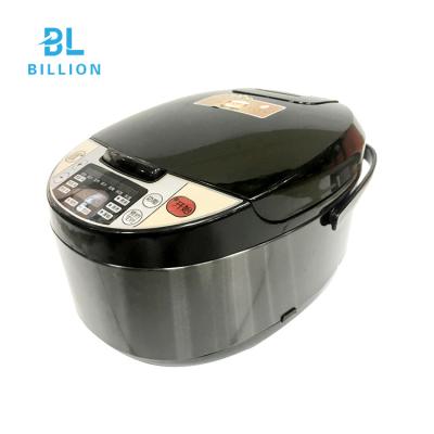 China Smart Electric Multi Square Type Rice Cooker Hotel Black Color Stainless Steel Body Multi Function for sale