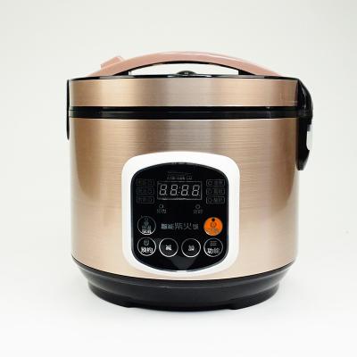 China Household OEM Color Stainless Steel Shell Rice Cooker Smart Non-stick Rice Cooker 4L With Bowl Pot Wholesale Manufacturing for sale