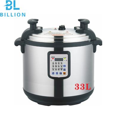 China Hotel 33L 3000W industrial large size commercial electric pressure cooker with multi function olla arrocera for sale