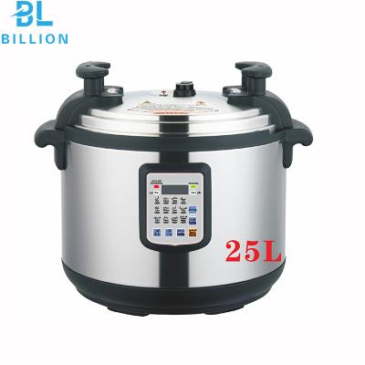 China Hotel 25L large size commercial pressure cooker on industrial electric pressure cooker hot sales for sale