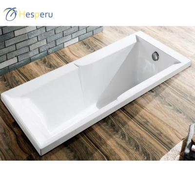 China Hot Sale Bathtub Stone Embedded 1600 Acrylic Embedded Concrete Bathtubs Drop In Bathtub for sale