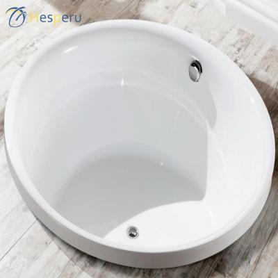 China Modern Design Element Enclosed Solid Resin Stone Bathtub Bathroom Tub Enclosed Soaking Japanese for sale