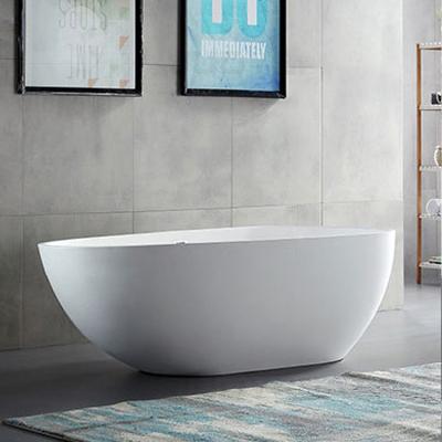 China DA bagno 1400mm hotel modern white acrylic standard resin free stone solid outdoor vasca freestanding bathtubs for sale for sale