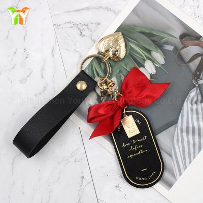 China New Fashion Car Key Cover Car Key Case Car Small Logo Key Case Car Small Logo Gift Smart Leather Custom Key Holder Case for sale