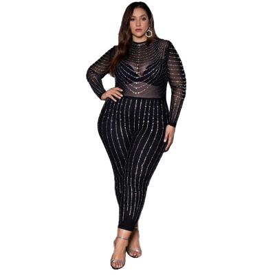 China High Quality Sustainable Plus Size Overalls For Women Anti-Pilling Breathable Women Plus Size Overalls for sale