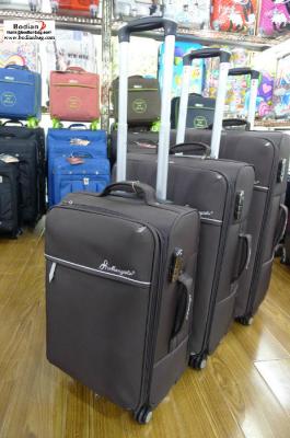 China cheap soft sided 20''+24'' +28'' three piece trolley luggage set,suitcases from Baigou for sale