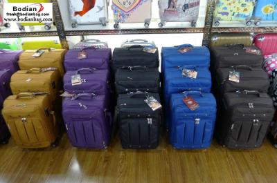 China cheap soft sided 20''+24'' +28'' three piece trolley luggage set,suitcases from Baigou for sale