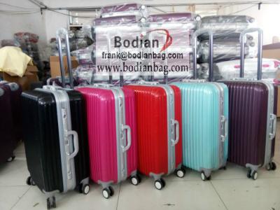 China new arrival cheap 3pc hard shell abs pc luggage set baigou factory export for sale