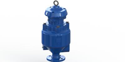 China Flange Type Sewage Combination Air Release Valve Fully Fusion Epoxy Coated for sale