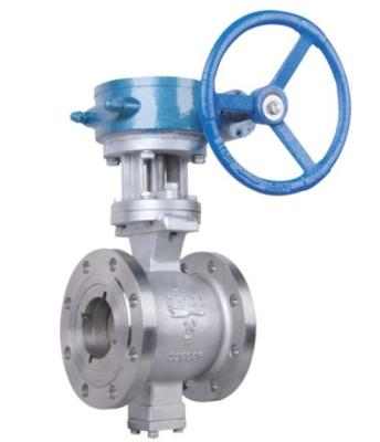 China Light Weight Trunnion Ball Valve , Corrosion Resistant V Type Ball Valve for sale