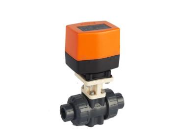 China 220V AC Electric Actuated Ball Valve DN15 - DN25 For HVAC System for sale