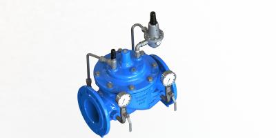 China DN50 - DN800 Water Pressure Reducing Valve With Ductile Iron Body for sale