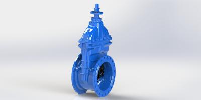 China Abrasion Resistant Water Gate Valve , Ductile Iron Wedge Type Gate Valve for sale