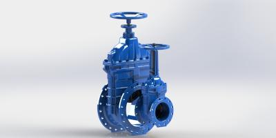 China Ductile Iron Resilient Seated Gate Valve With Fusion Bonded Epoxy Coating for sale