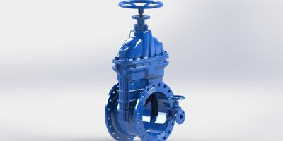 China High Grade Ductile Iron Gate Valve Soft Seated For Water Supply / Sewage System for sale