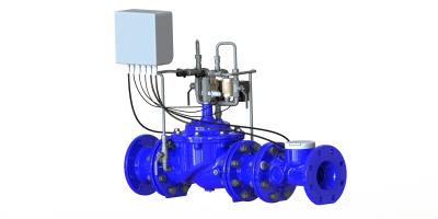 China Epoxy Coated Water Control Valve Dynamic Pressure Control Based On Flow Rate for sale