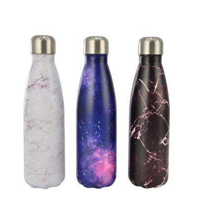 China Low Price 500ml Stainless Steel Tumbler Cup Portable Cola Water Bottle for sale