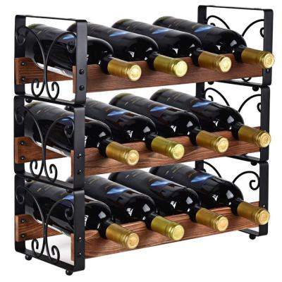 China Other High Quality Stackable Home Wine Rack Home Wine Rack for sale