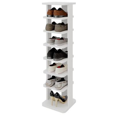 China 2022 Single Door Expandable Small Solid Wood Shoe Rack Shoe Cabinet Closet For Home for sale