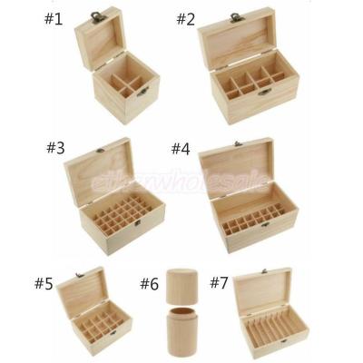 China Good Quality Recyclable New Arrivals Essential Oil Storage Box Wooden Essential Oil Bottle Box for sale