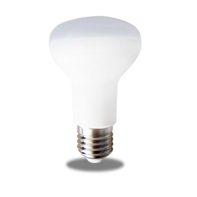 China Residential Aluminum Housing R63 PC Cover Base Material 12w 240v Led Light Bulb for sale