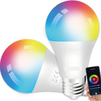 China WAREHOUSE / Office Popular Amazon WiFi Led Bulb 9W RGB Smart LED Bulbs Alexa And Google Led for sale