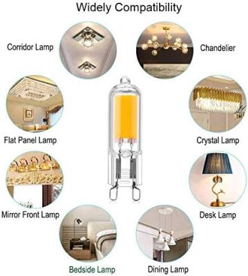 China G9 HOTEL COB LED Bulb AC 220-240V 2W 4W LED Bulb Replace 20/40 Watt Halogen Lamp for sale