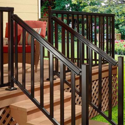 China modern custom powder coated aluminum railing for stair railings exterior aluminum railings for balcony railings aluminum for sale