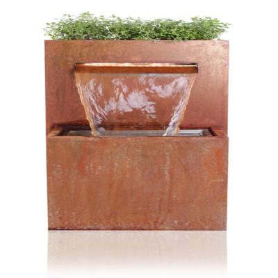 China CLASSIC new design water features, indoor waterfall water features in homes, corten steel water features for sale