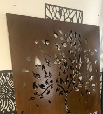 China New 2021 High Quality Wholesale Fashion Classic/Postmodern Aluminum Panels Privacy Laser Cut Metal Screens for sale