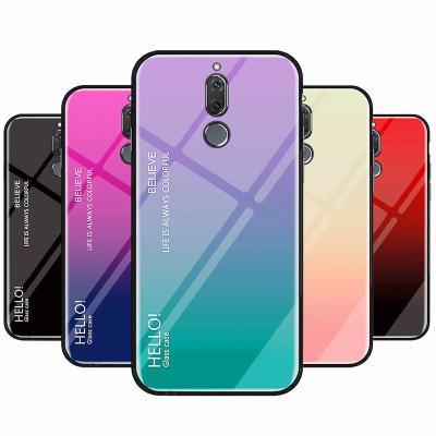 China Luxury Phone Case Phone Protective Case Cover For Meizu 17 Pro Gradient Note8 Tempered Glass Phone Case For Meizu X8 16T 16S 16XS 16X Note5/6 for sale