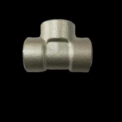 China Stainless Steel Porcelain KTS-06 High Pressure Copper Pipe Fittings Reducing Tee for sale