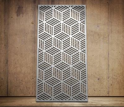 China Hot Selling Plain Weave Corten Steel Laser Cut Screens Wall Art for sale