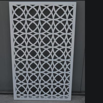 China Lightweight Decorative Laser Cut Outdoor Screen Metal Screen Privacy Panels for sale