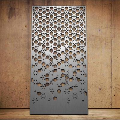 China Decorative Screens Aluminum Laser Cut Screen With Spare Parts for sale