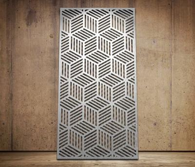 China Plain Weave Laser Cut Metal Screen Panels With Decorative Screen Designs For Folding Screen Room Divider for sale